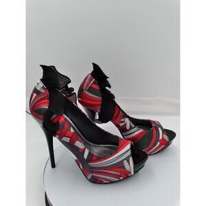 NIB Anne Michelle Open Toe Pump 5" heel. Size 6